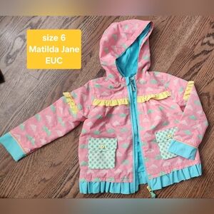 Matilda Jane Pink and Teal Patterned Jacket
